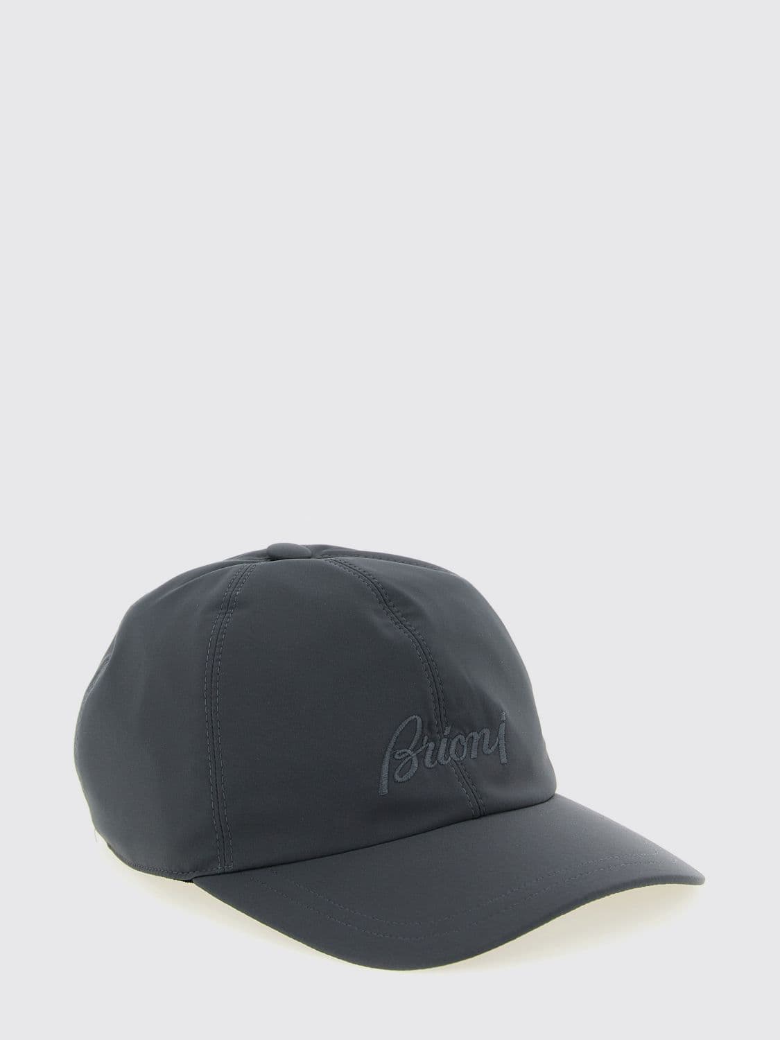 Brioni Polyester Baseball Cap with Tone-on-Tone Embroidered Logo