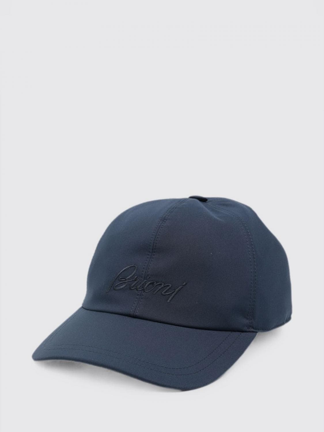 Brioni Polyester Baseball Cap with Tone-on-Tone Embroidered Logo
