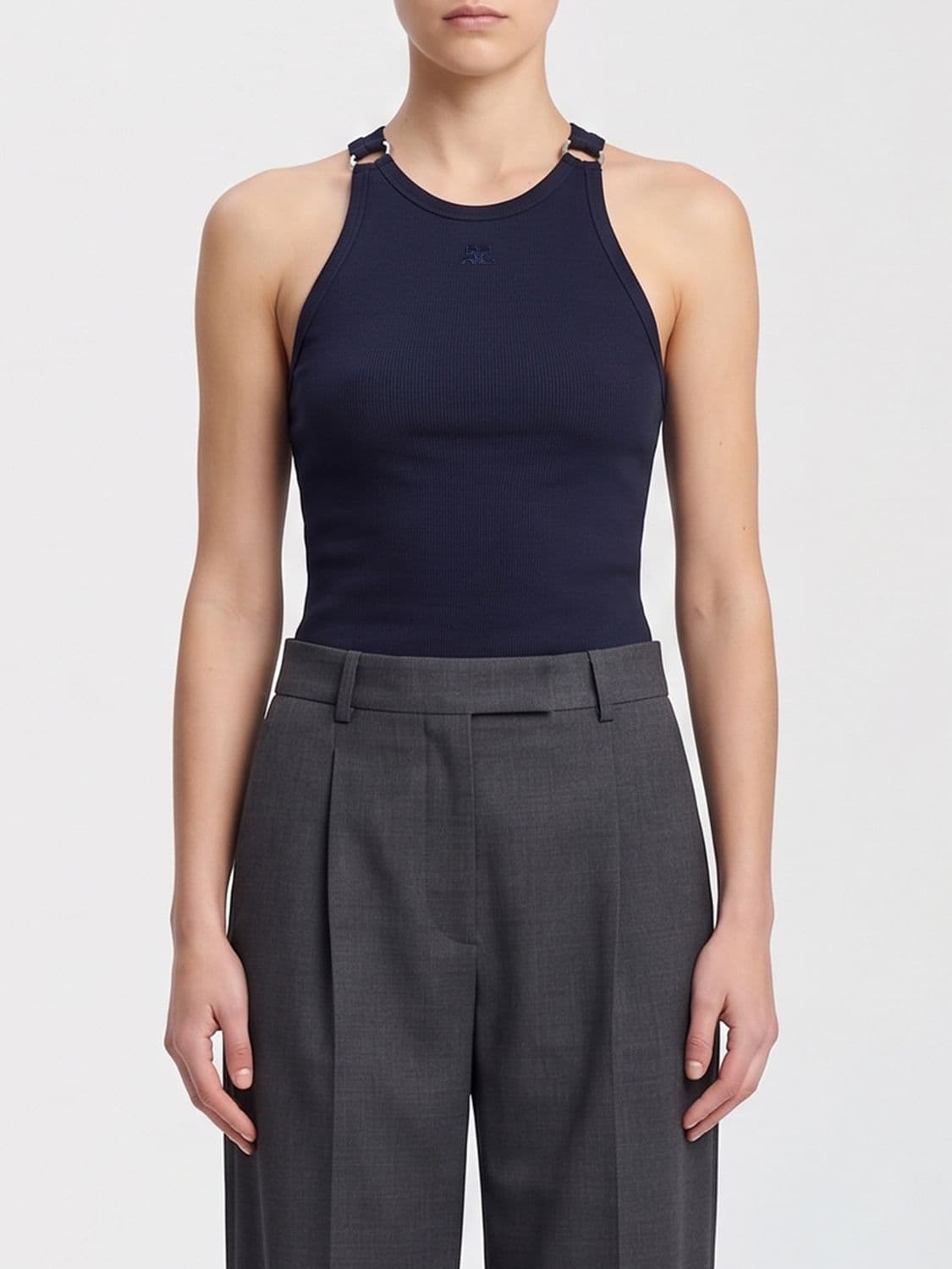 Courrèges Top Woman color Blue