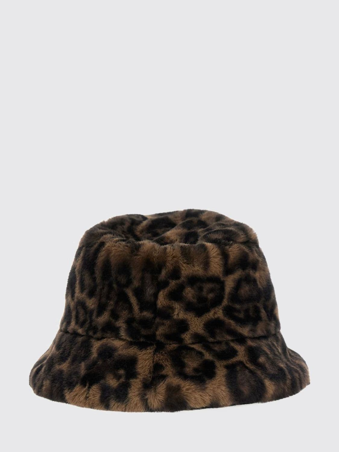 Apparis Animal Print Recycled Faux Fur Bucket Hat