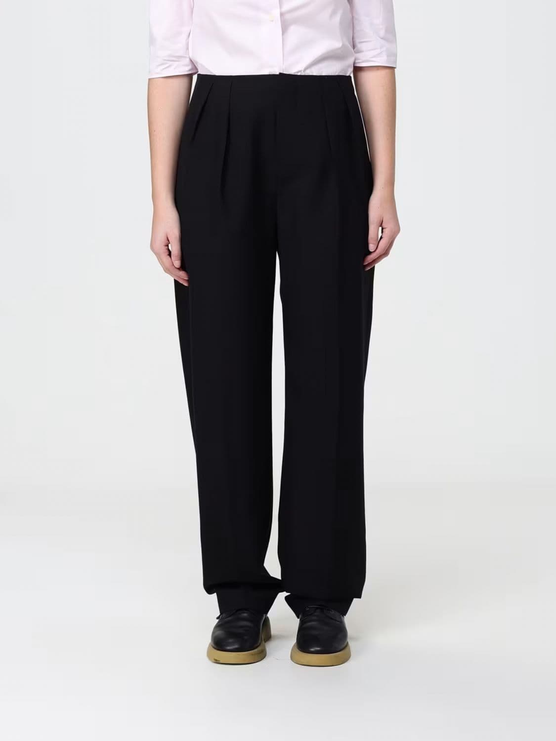 Jil Sander High-Waisted Virgin Wool Wide-Leg Palazzo Trousers