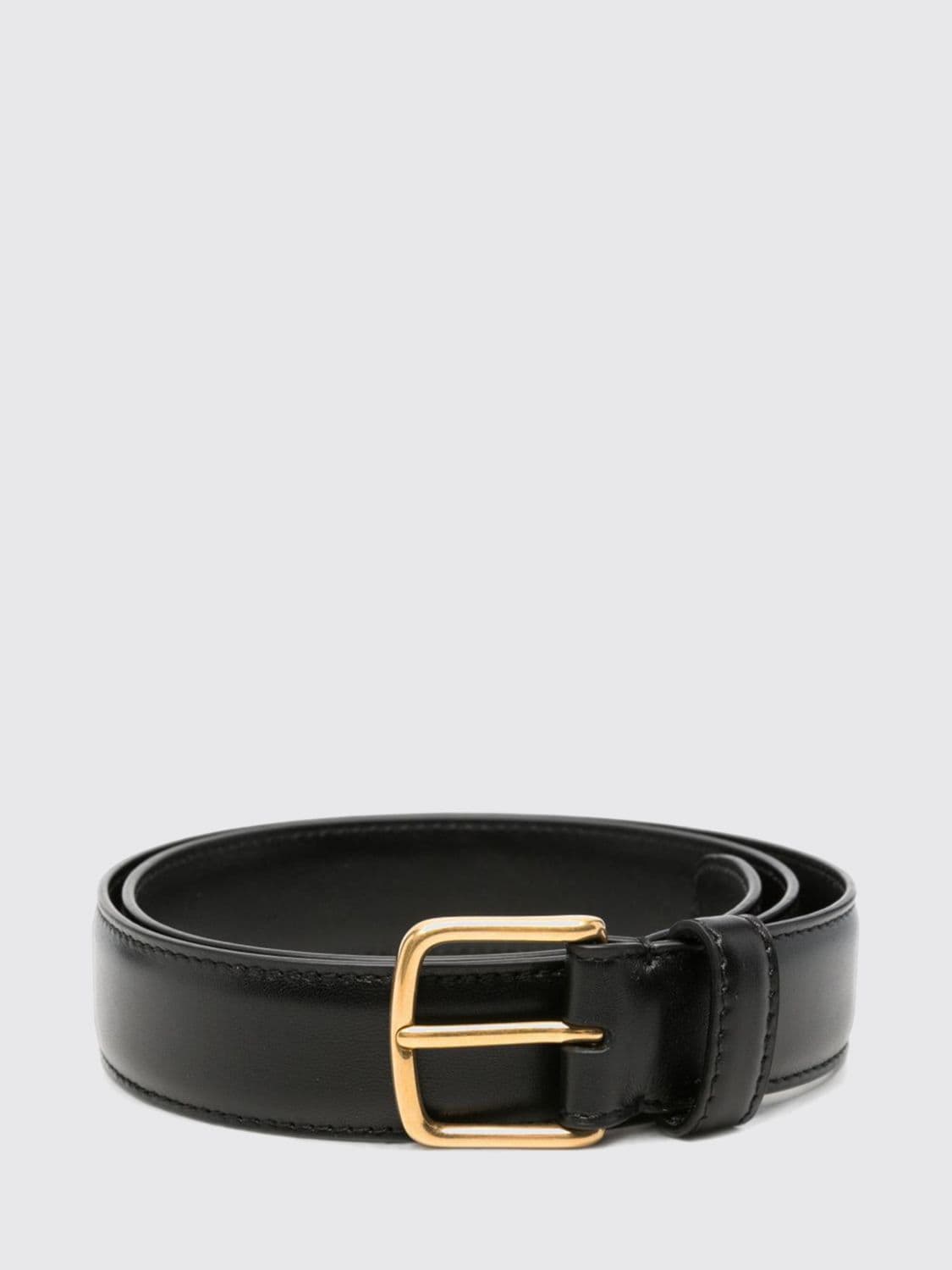 The Row Adjustable Smooth Bovine Leather Belt with Pin-Buckle Fastening