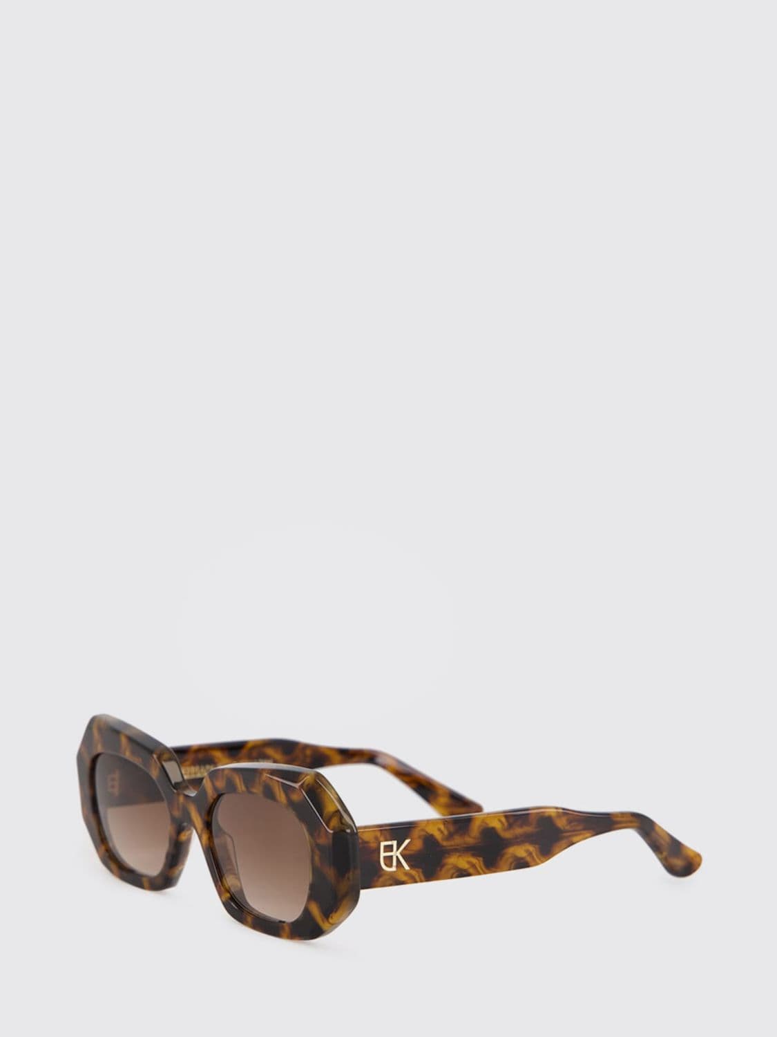 Emmanuelle Khanh Dixie Rectangular Tortoiseshell Acetate Sunglasses · OS
