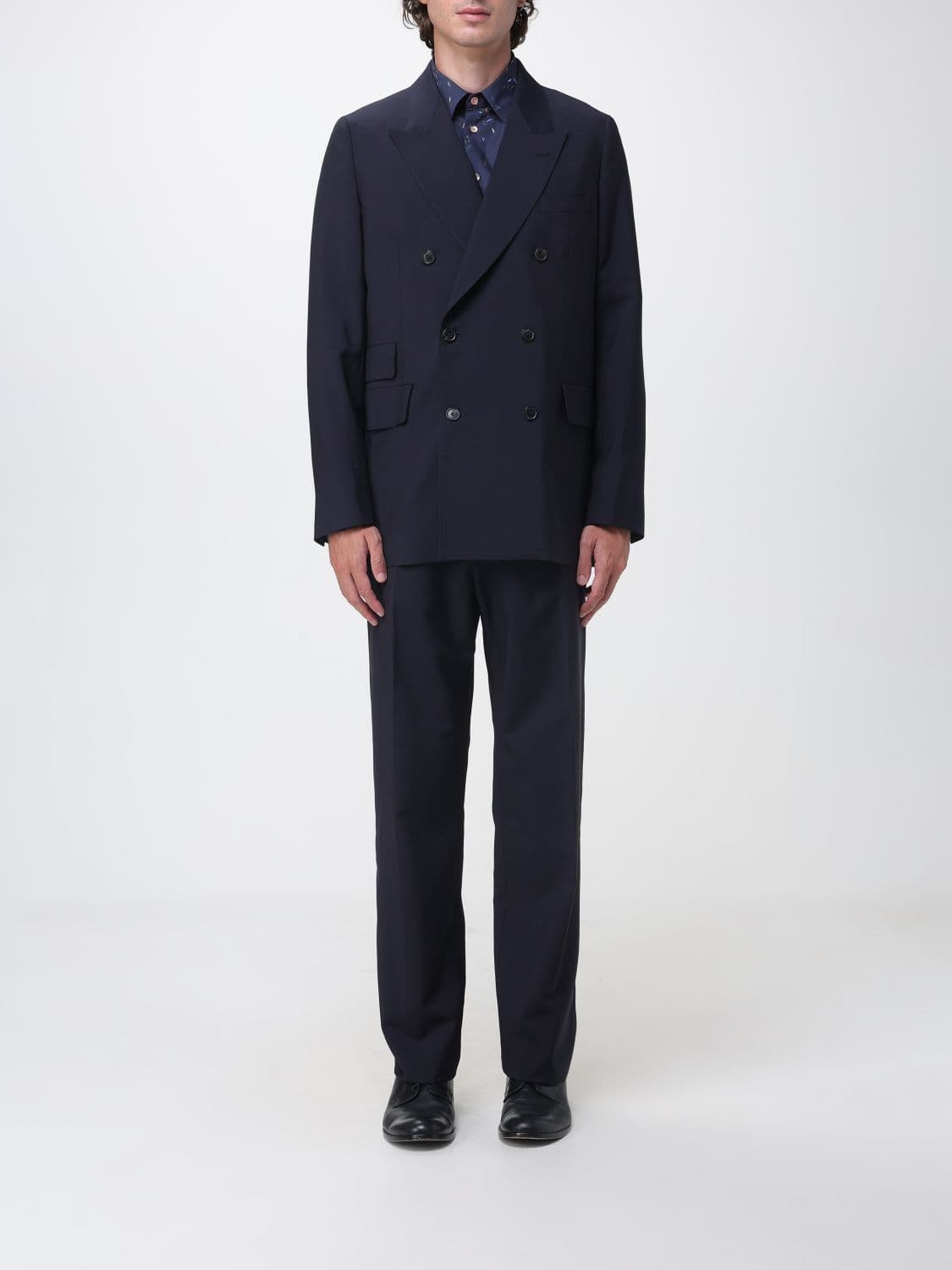 Paul Smith Double-Breasted Wool and Mohair Suit