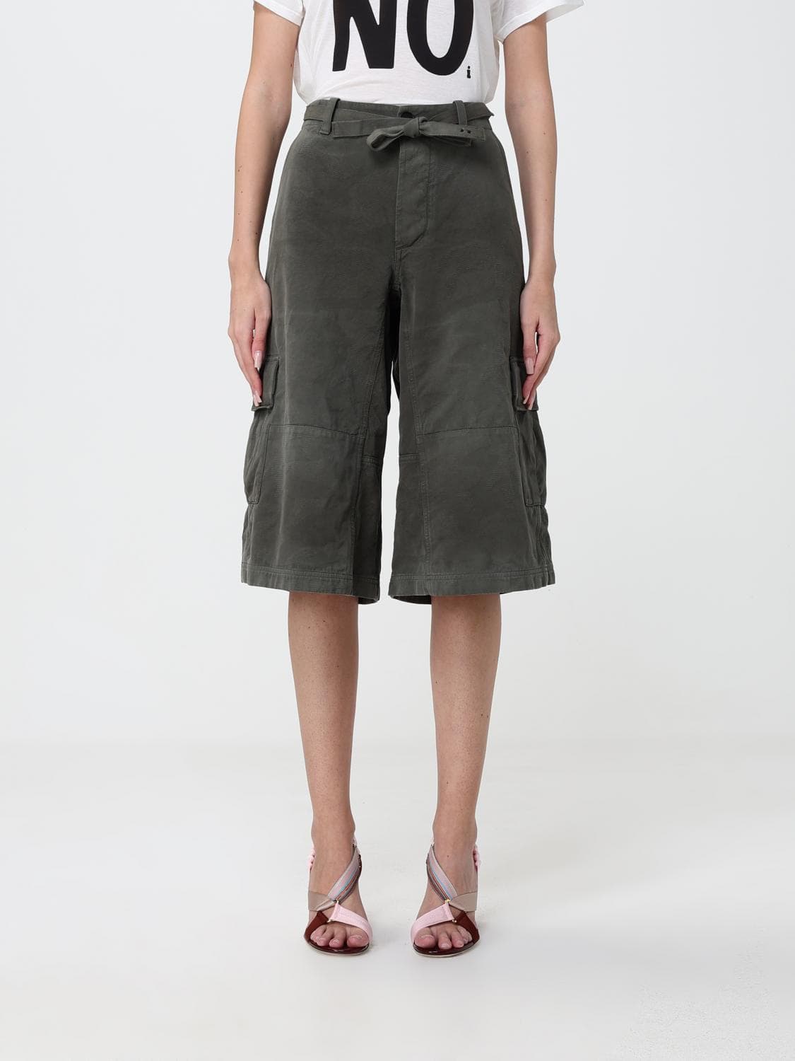 Fendi Shorts Woman color Green