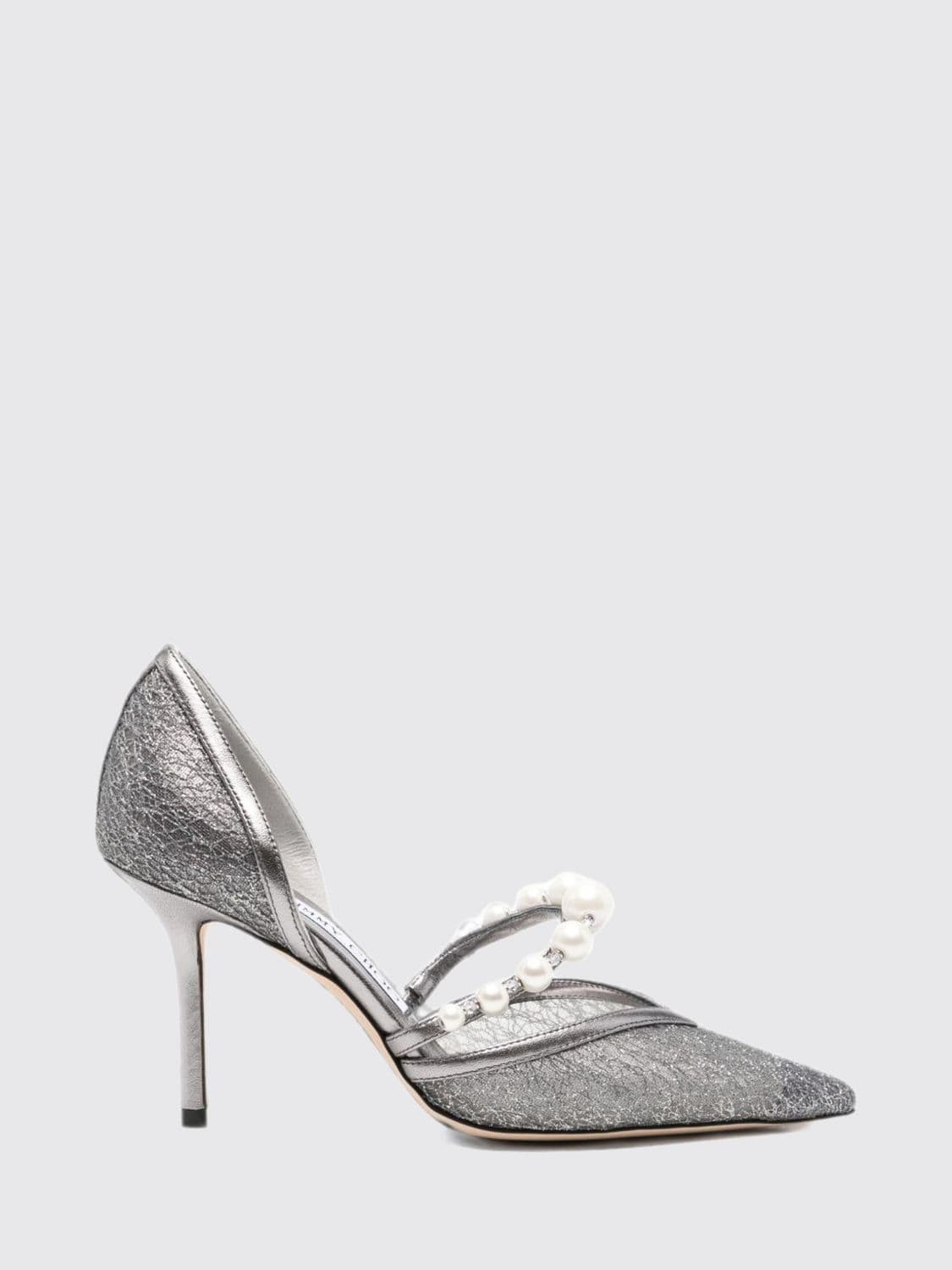 Jimmy Choo High Heel Shoes Woman color Grey