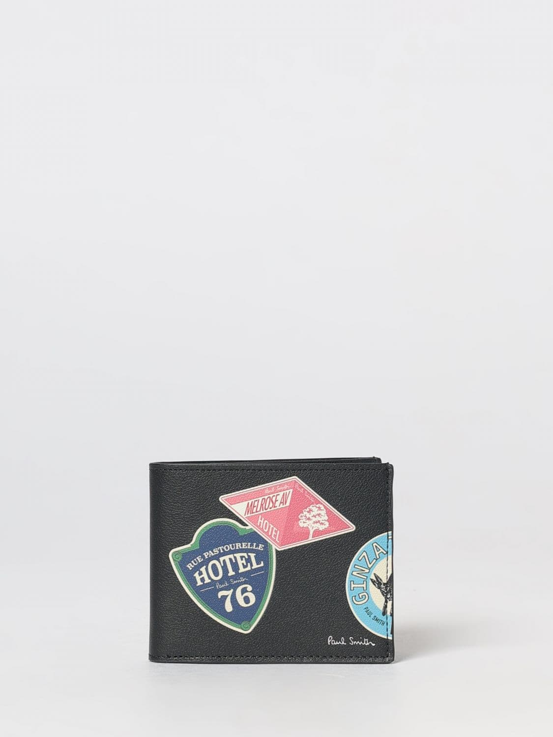 Paul Smith Graphic Print Cow Leather Bifold Wallet