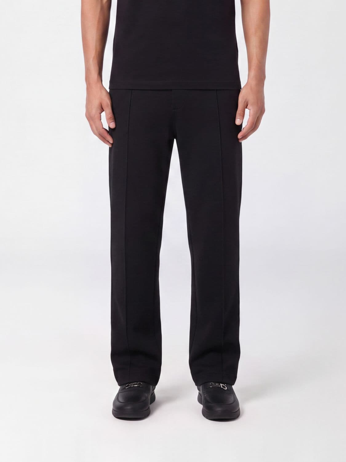 Billionaire Jersey Jogging Trousers with Elasticated Waist and Contrast Logo