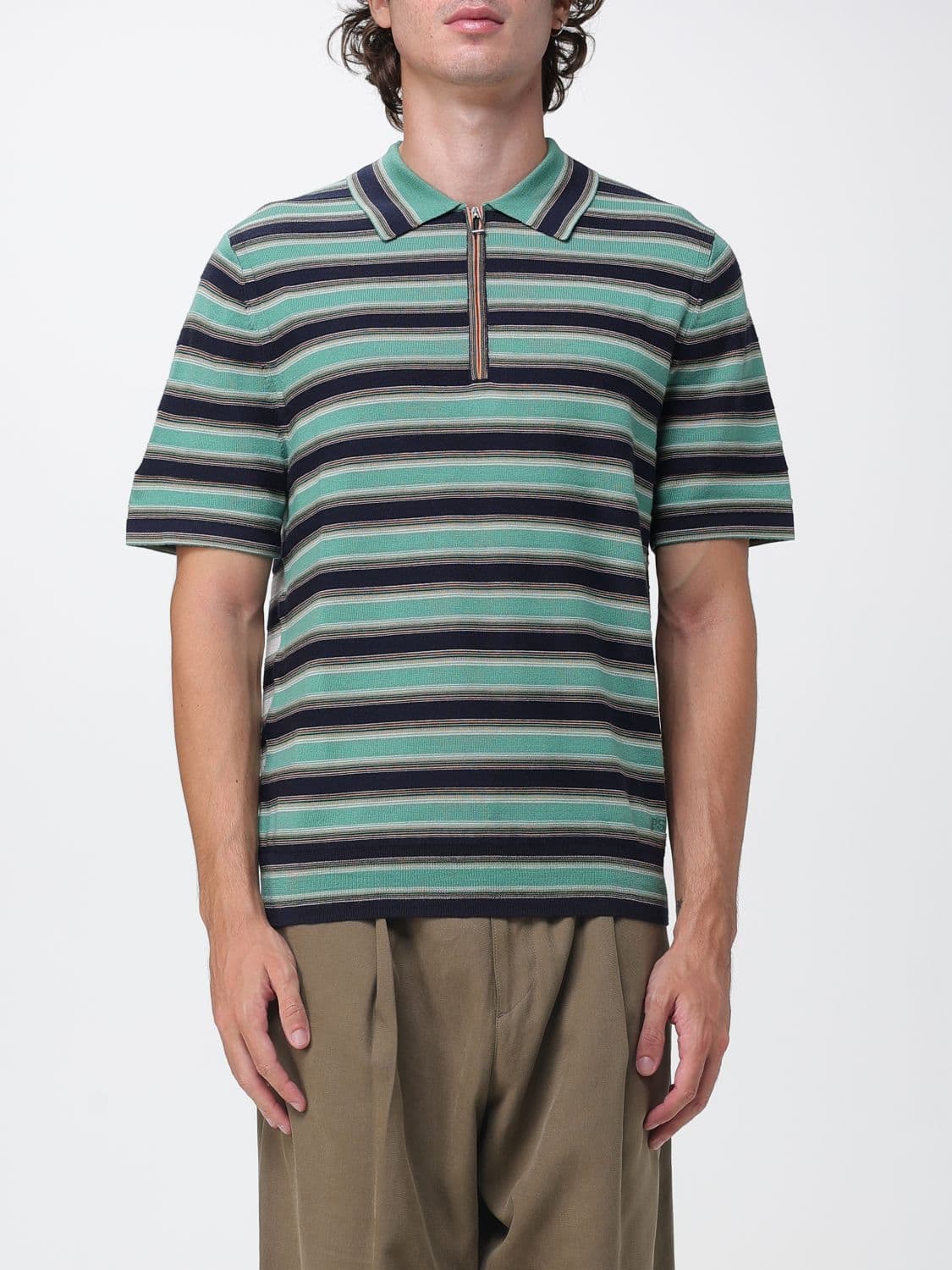 Paul Smith Single-Breasted Cotton and Nylon Blend Trench Coat with Concealed Closure