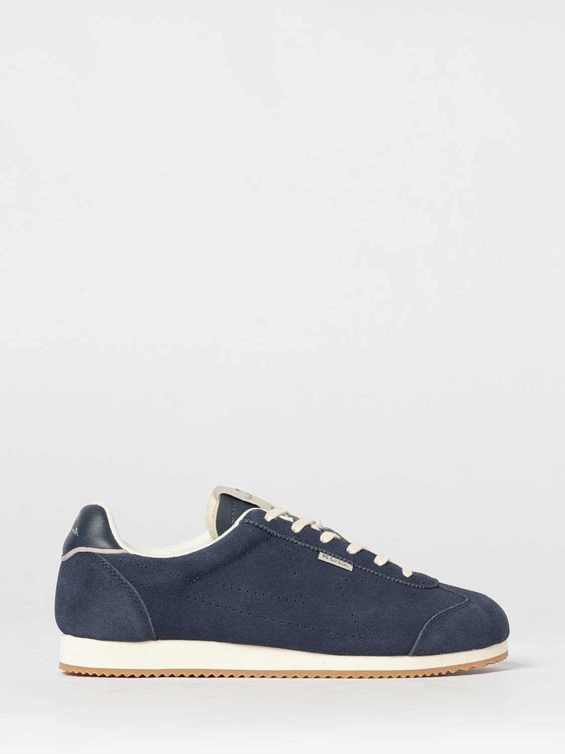 Ps Paul Smith Suede Leather Low Top Sneakers with Applied Logo