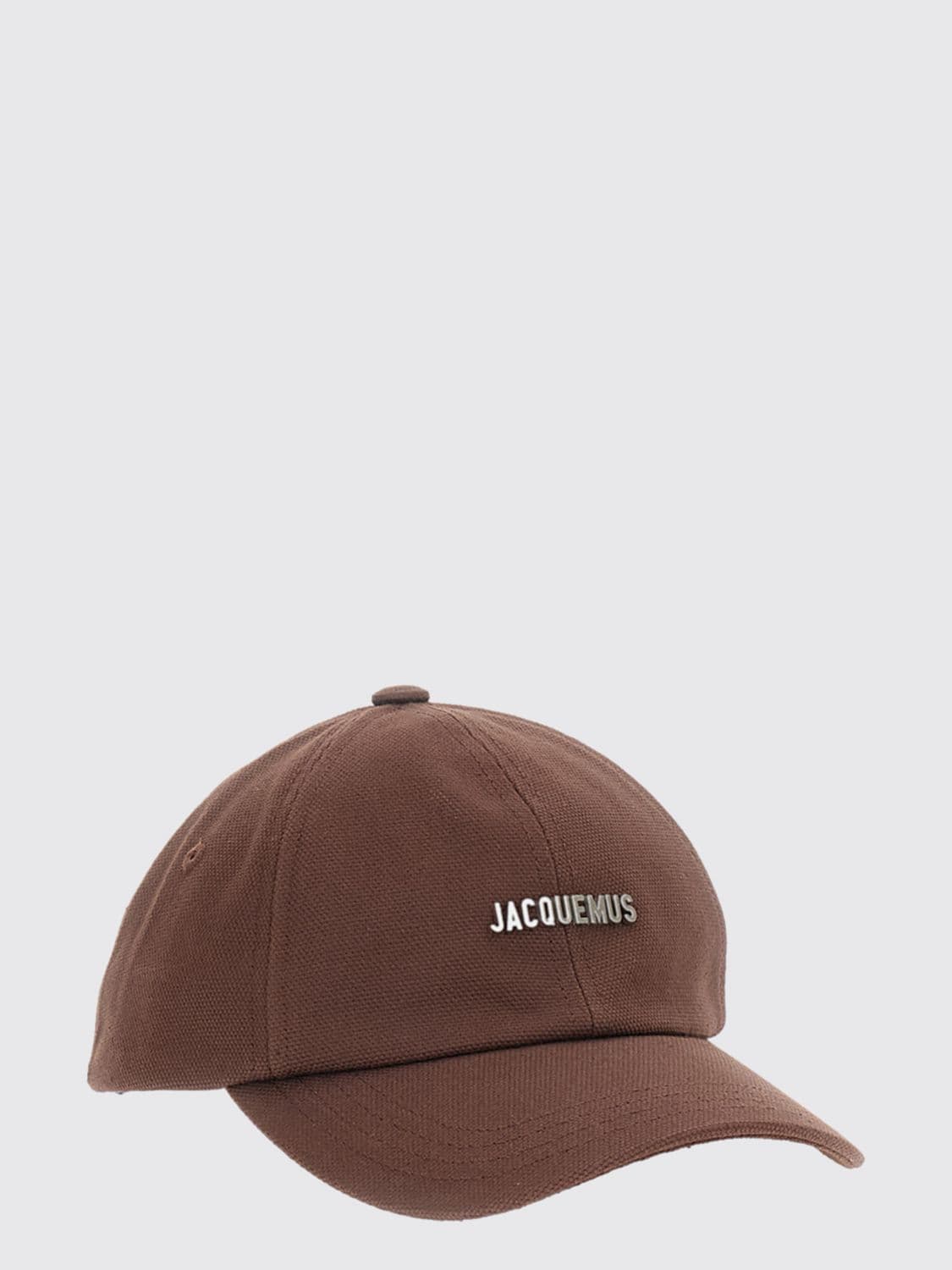 Jacquemus Contrast Logo Cotton Baseball Cap