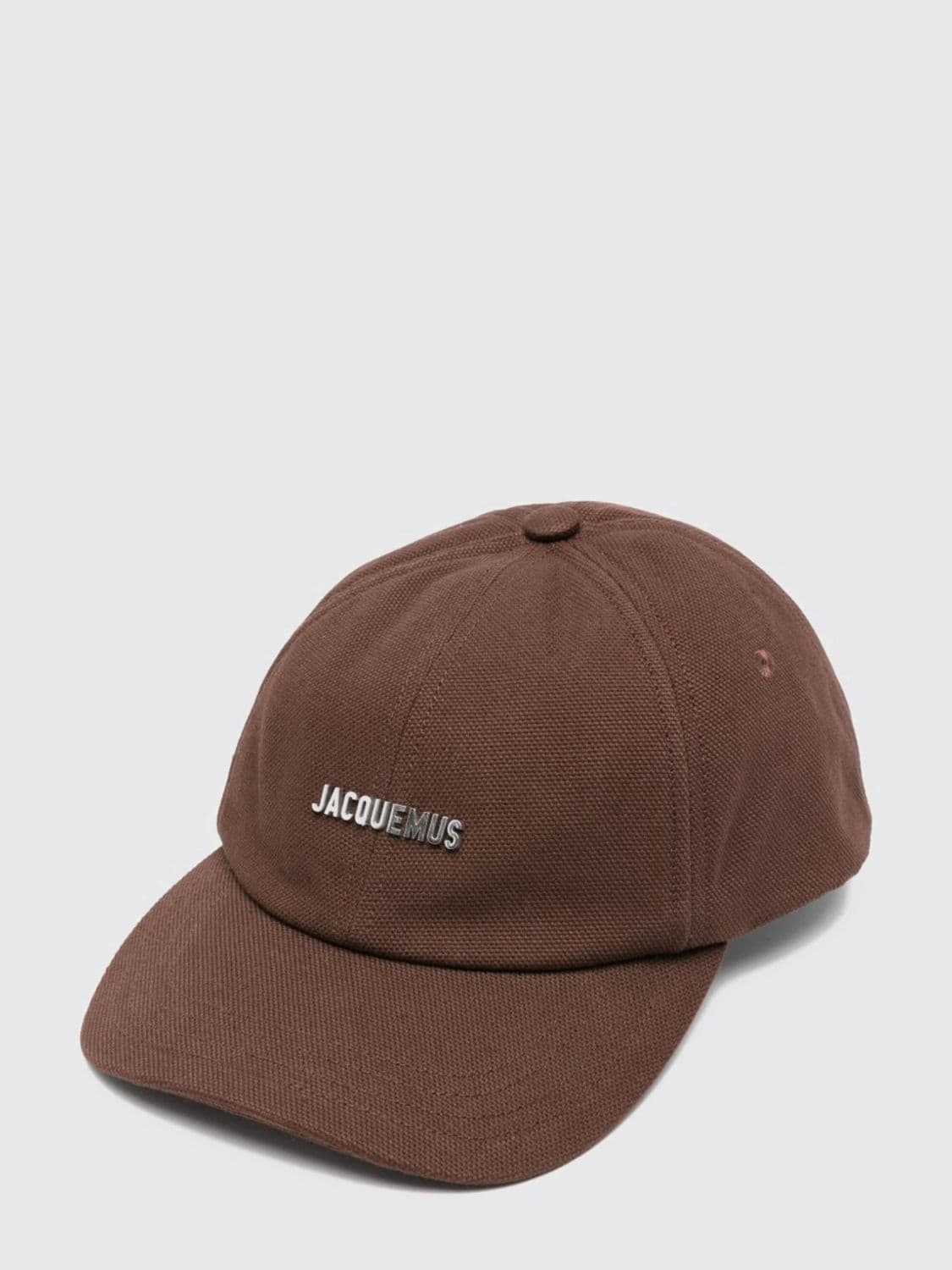 Jacquemus Cotton Baseball Cap with Metal Logo and Strap