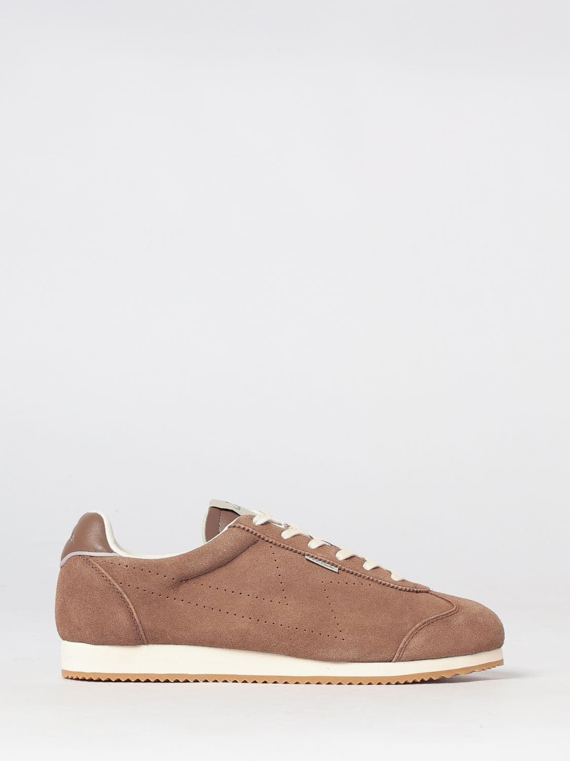 Ps Paul Smith Suede Leather Low Top Sneakers with Round Toe