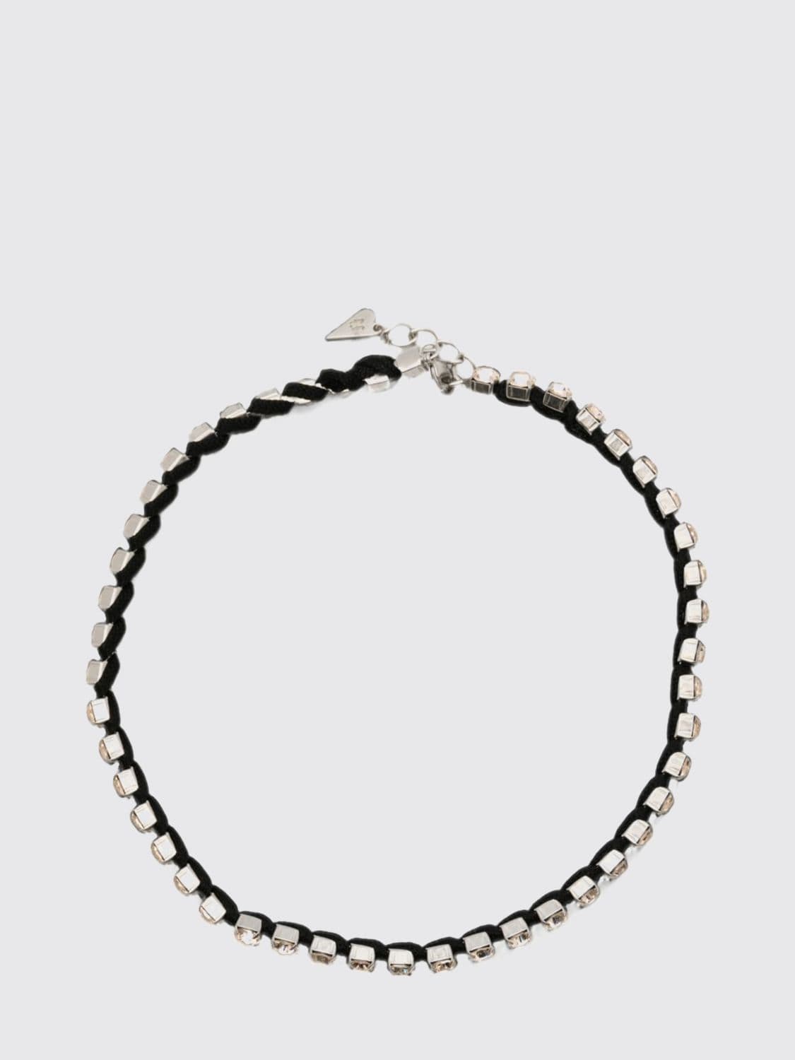 Forte Forte Viscose and Brass Choker Necklace with Crystals and Rhinestones