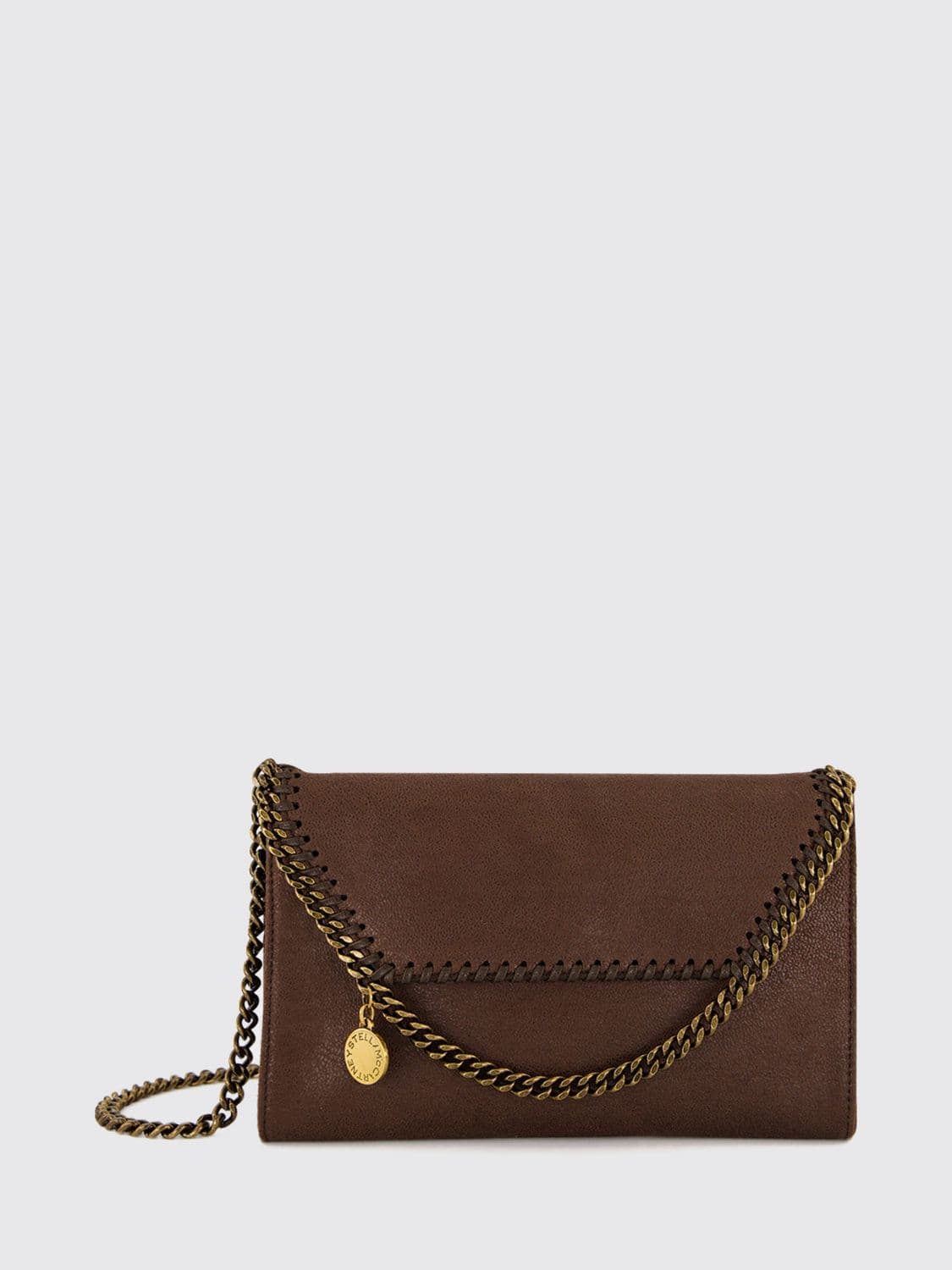 Stella Mccartney Falabella Wallet on Chain Mini Bag with Chain Trim · OS
