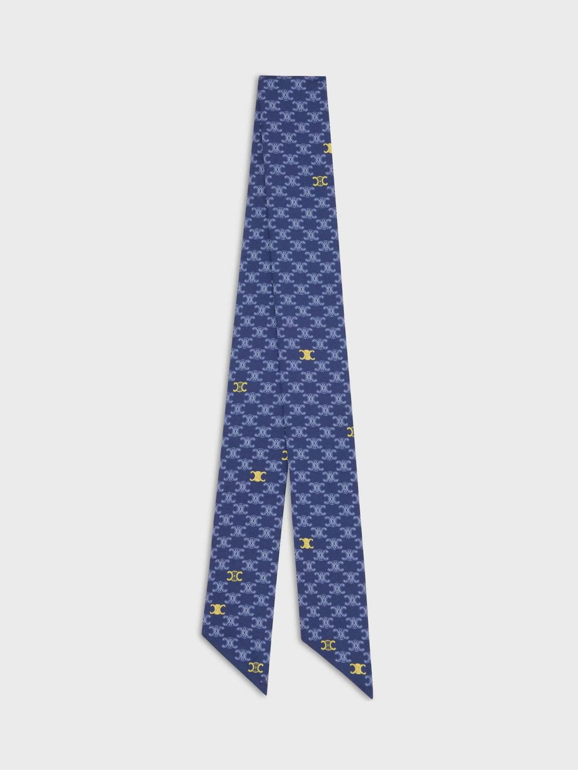 Celine Neck Scarf Woman color Navy