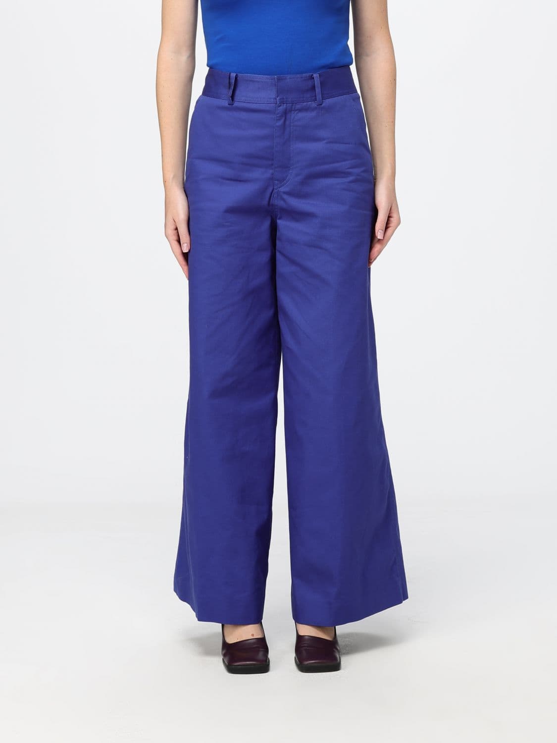 Celine Pants Woman color Royal Blue
