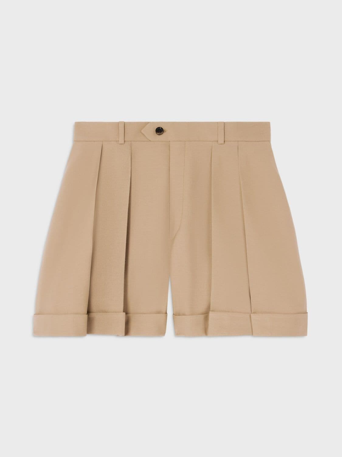 Celine Shorts Woman color Beige