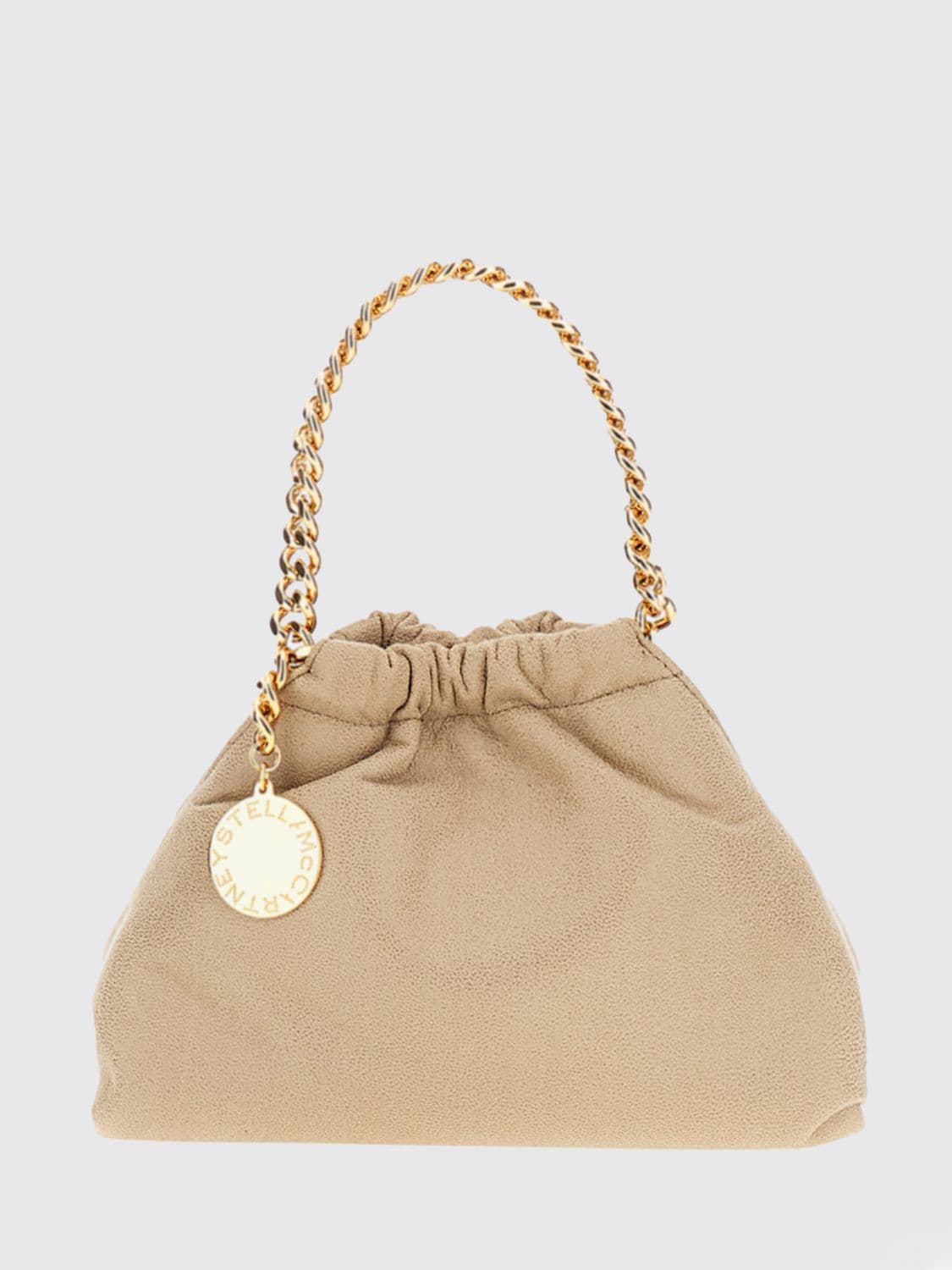 Stella Mccartney Falabella Mini Handbag in Synthetic Leather with Chain Trim · OS