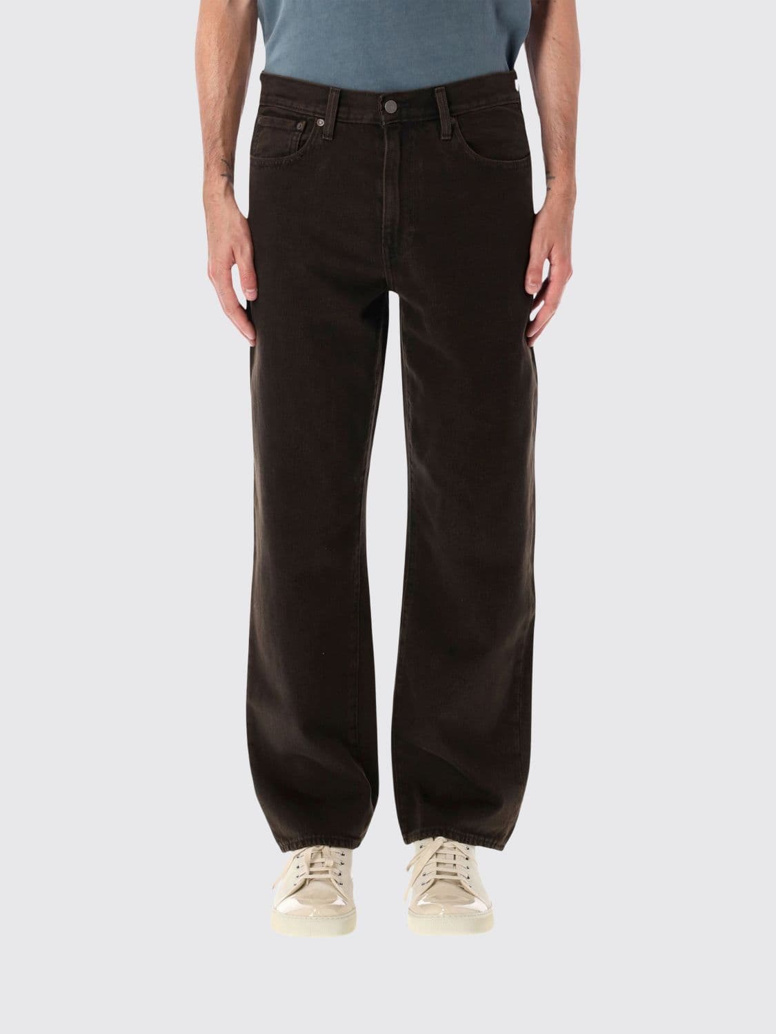 Levi's 568 Mid-Rise Straight Fit Jeans in Denim