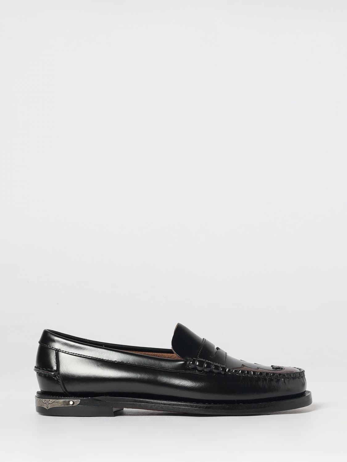 Sebago Classic Dan Penny Loafers in Brushed Leather with Leather Sole