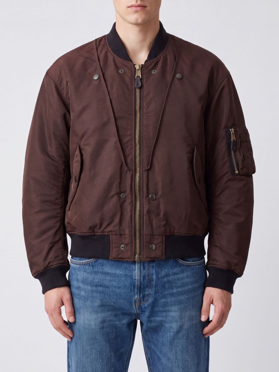 Maison Margiela Reversible Nylon Bomber Jacket with a Windproof Finish