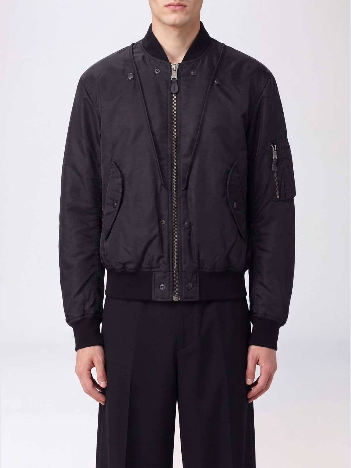 Maison Margiela Reversible Nylon Bomber Jacket with a Windproof Finish