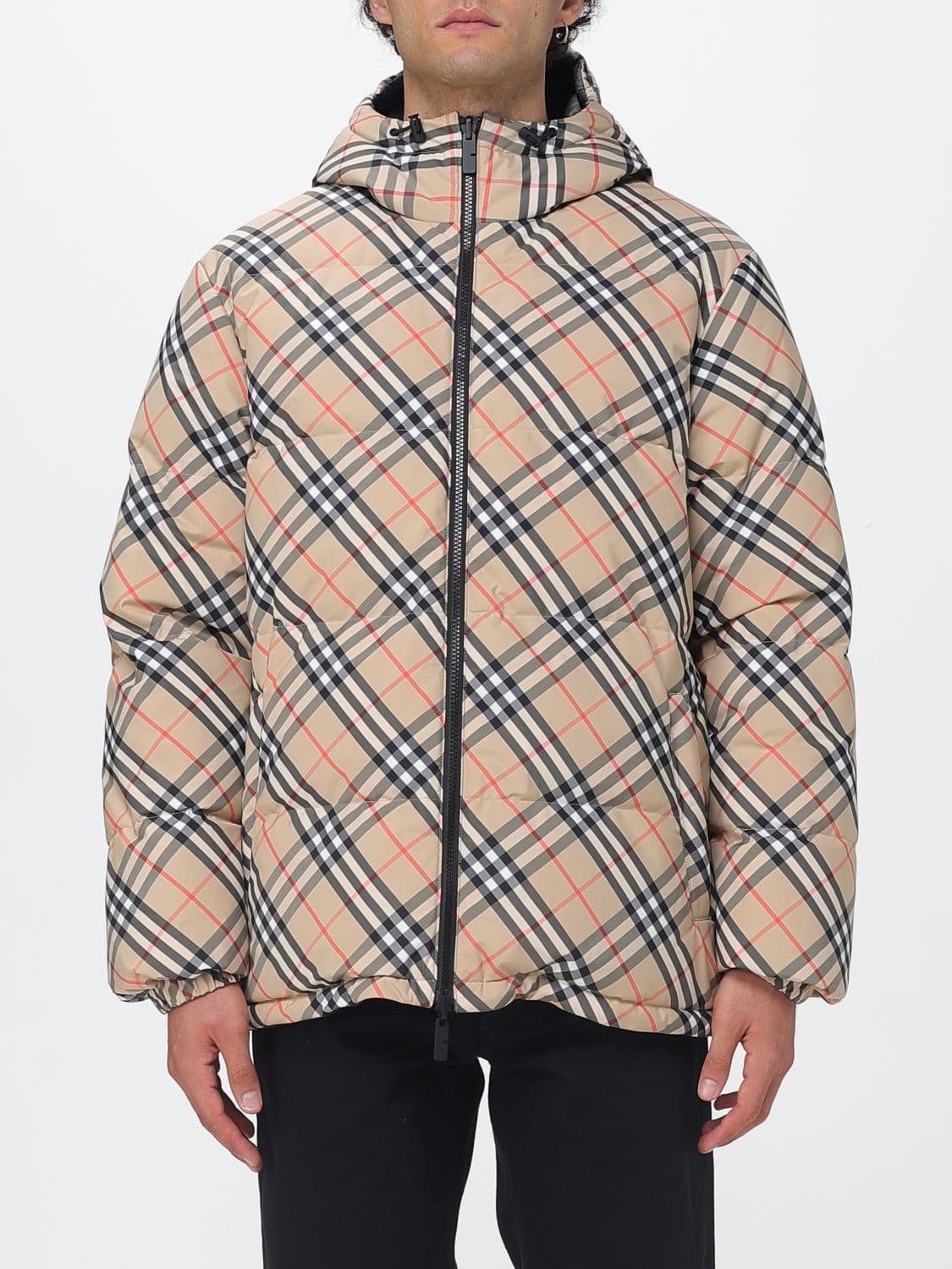 Burberry Reversible Hooded Quilted Puffer Jacket in Vintage Check