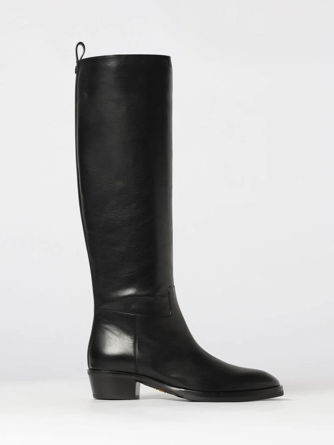 Jimmy Choo Smooth Calfskin Knee-High Boots with Vibram Sole