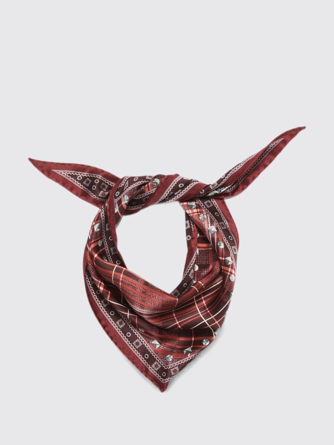 Acne Studios Neck Scarf Woman color Burgundy · OS