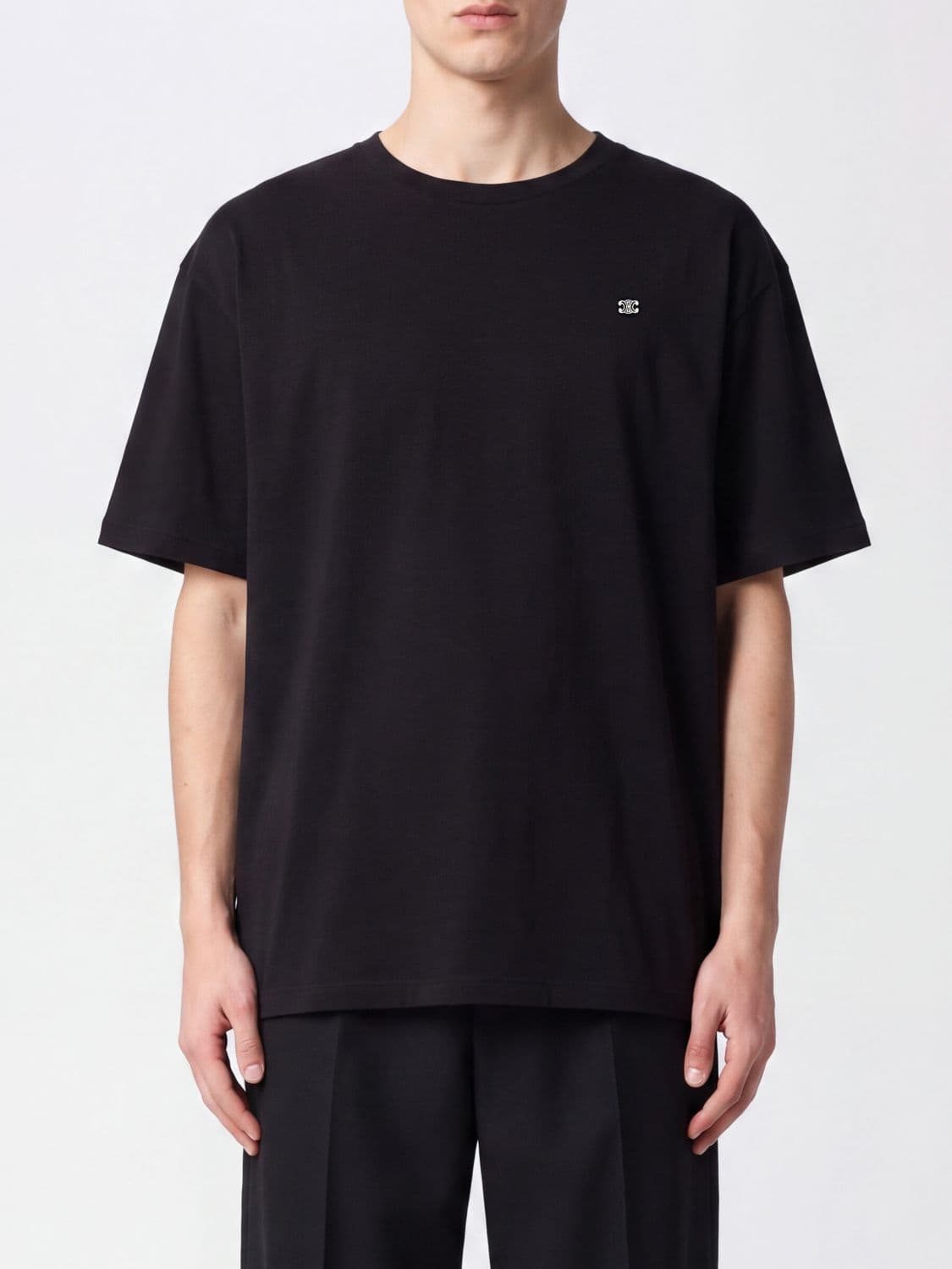 Celine T-Shirt Men color Black