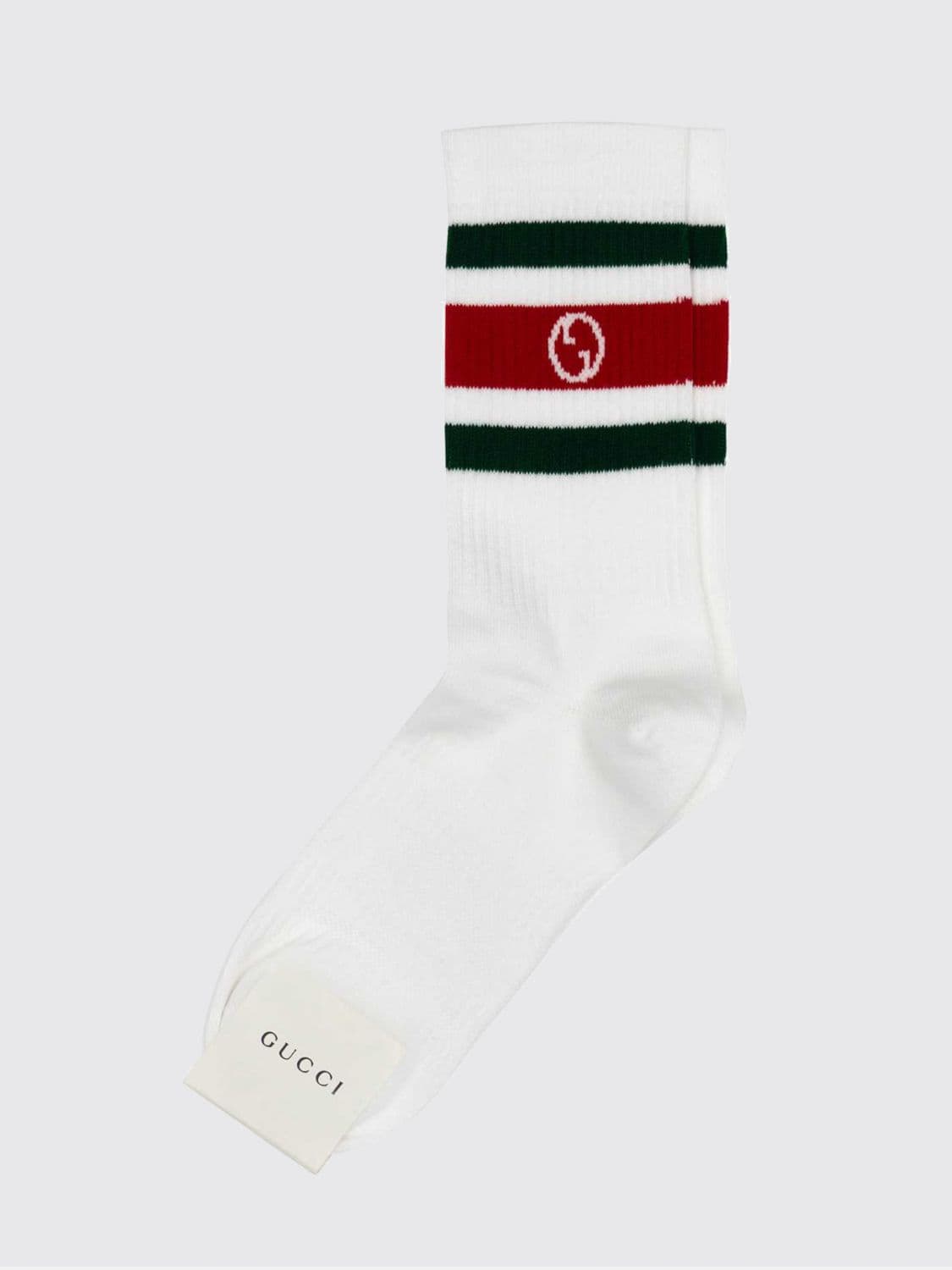 Gucci Striped GG Monogram Cotton-Blend Socks