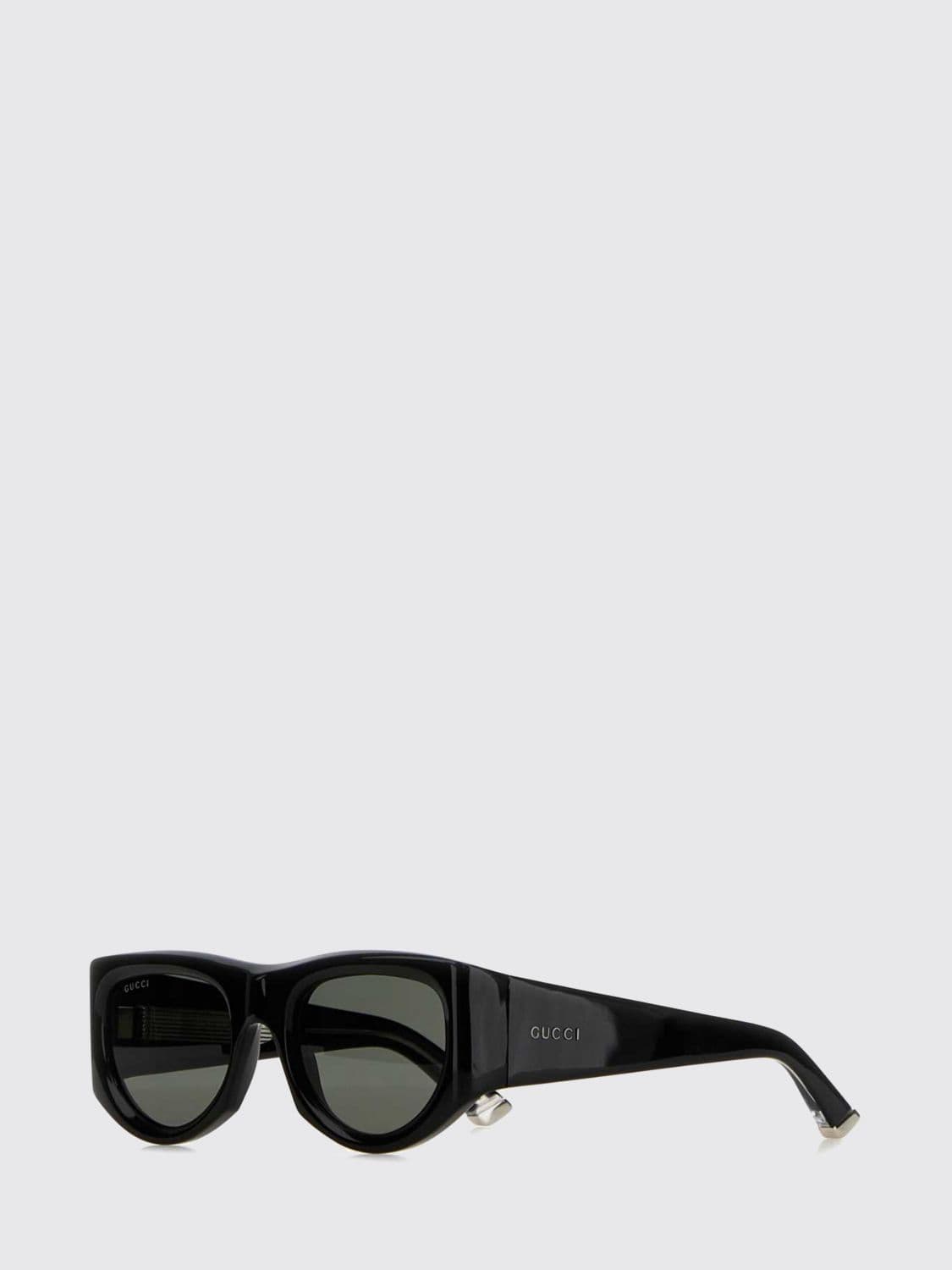 Gucci Rounded-Frame Sunglasses in Acetate with Lettering Logo · OS