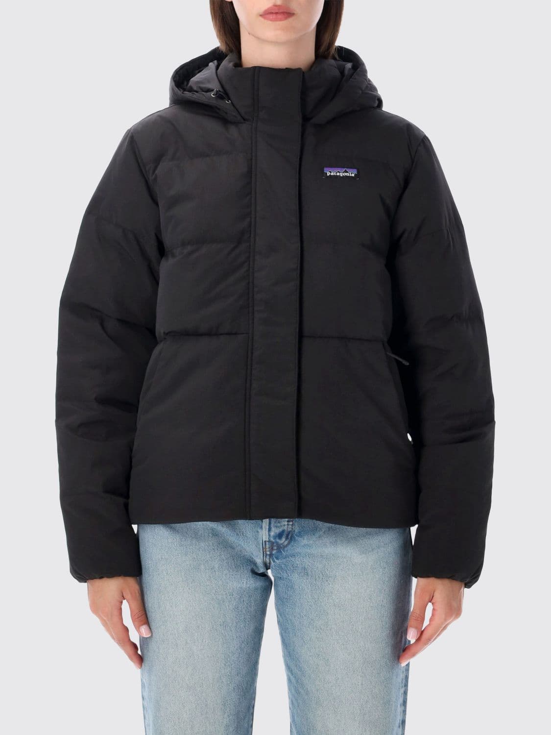 Patagonia Sisar Hooded Short Down Jacket in Recycled Ripstop Nylon