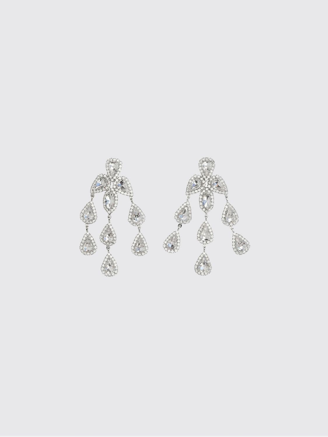 Magda Butrym Teardrop Pendant Earrings with Crystals · OS