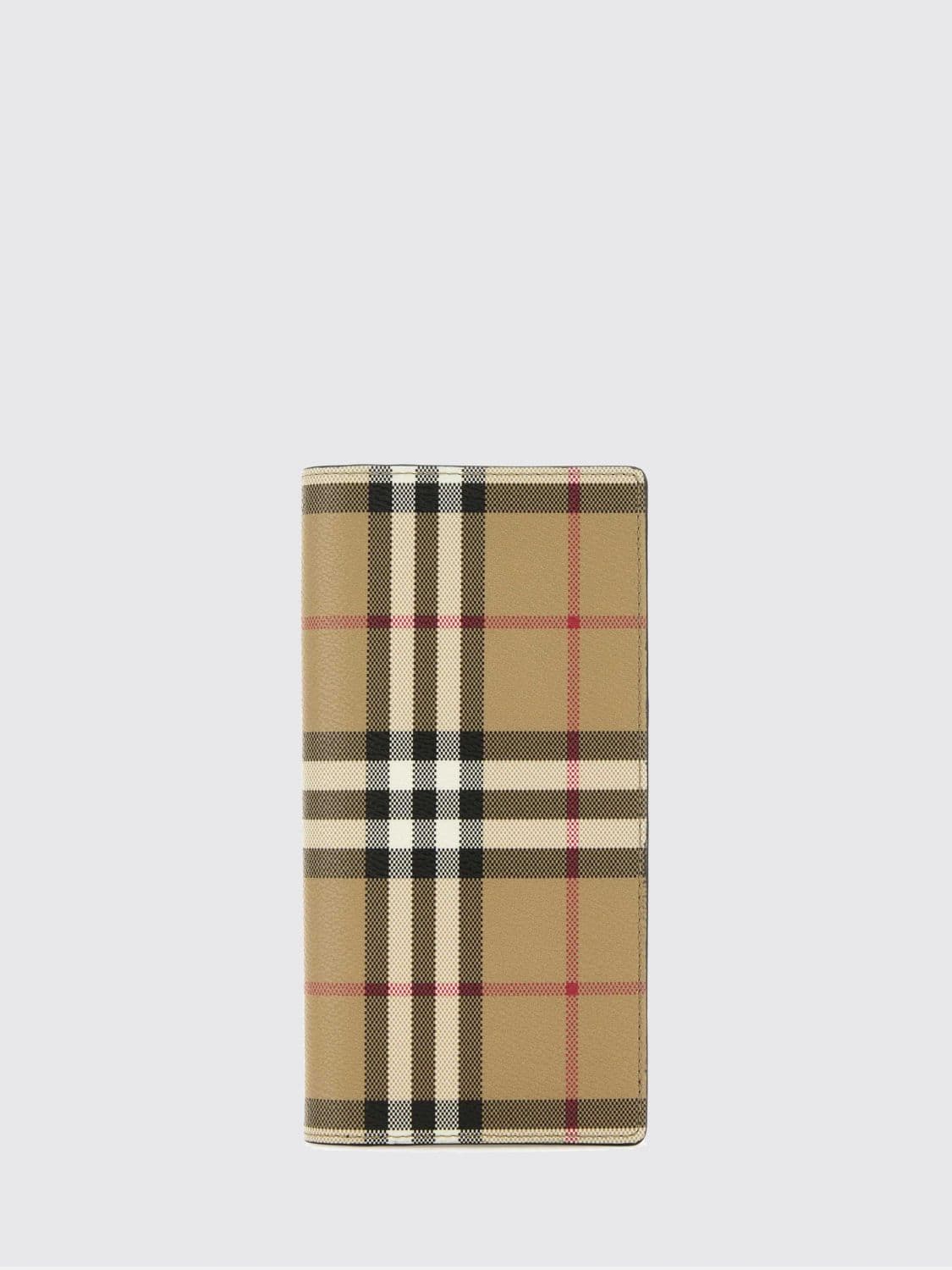 Burberry Vintage Check Coated Cotton Continental Wallet
