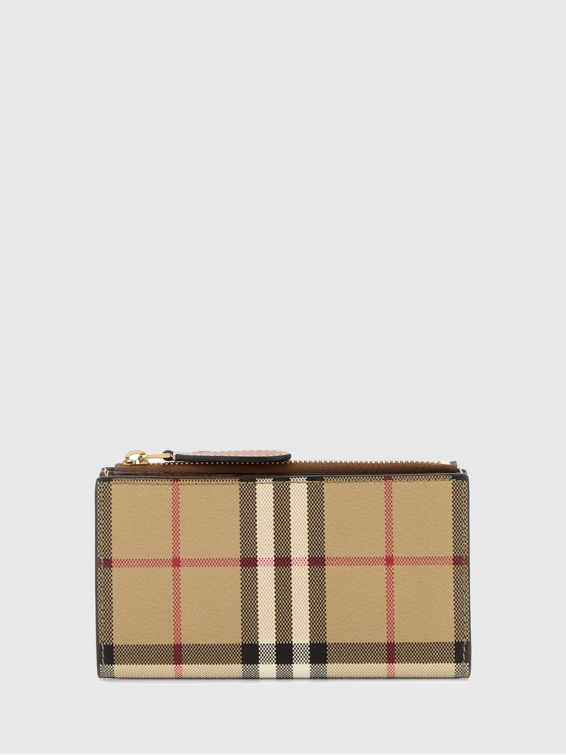 Burberry Vintage Check Coated Cotton Bifold Wallet · OS