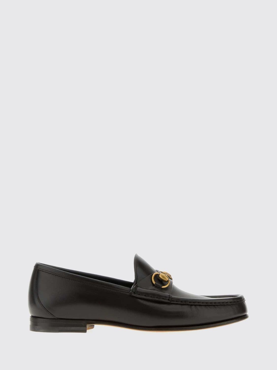 Gucci Penny Loafers in Smooth Leather with Gold-Tone Horsebit