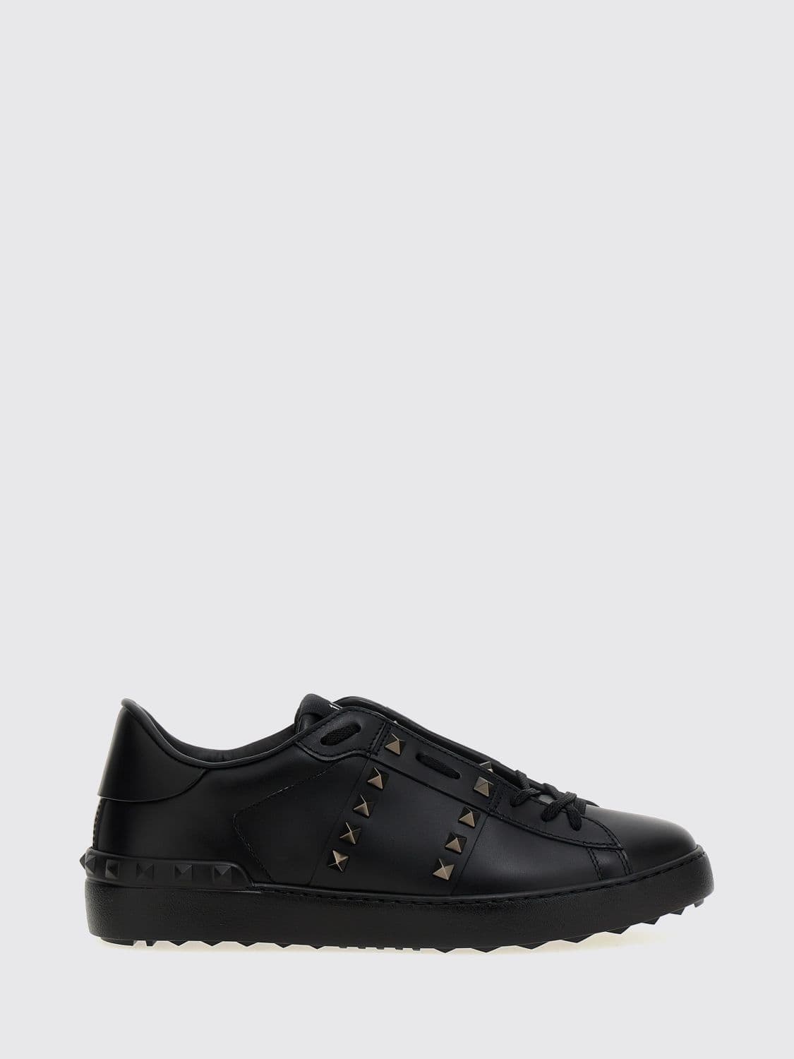 Valentino Garavani Rockstud Untitled Studded Calfskin Low-Top Sneakers