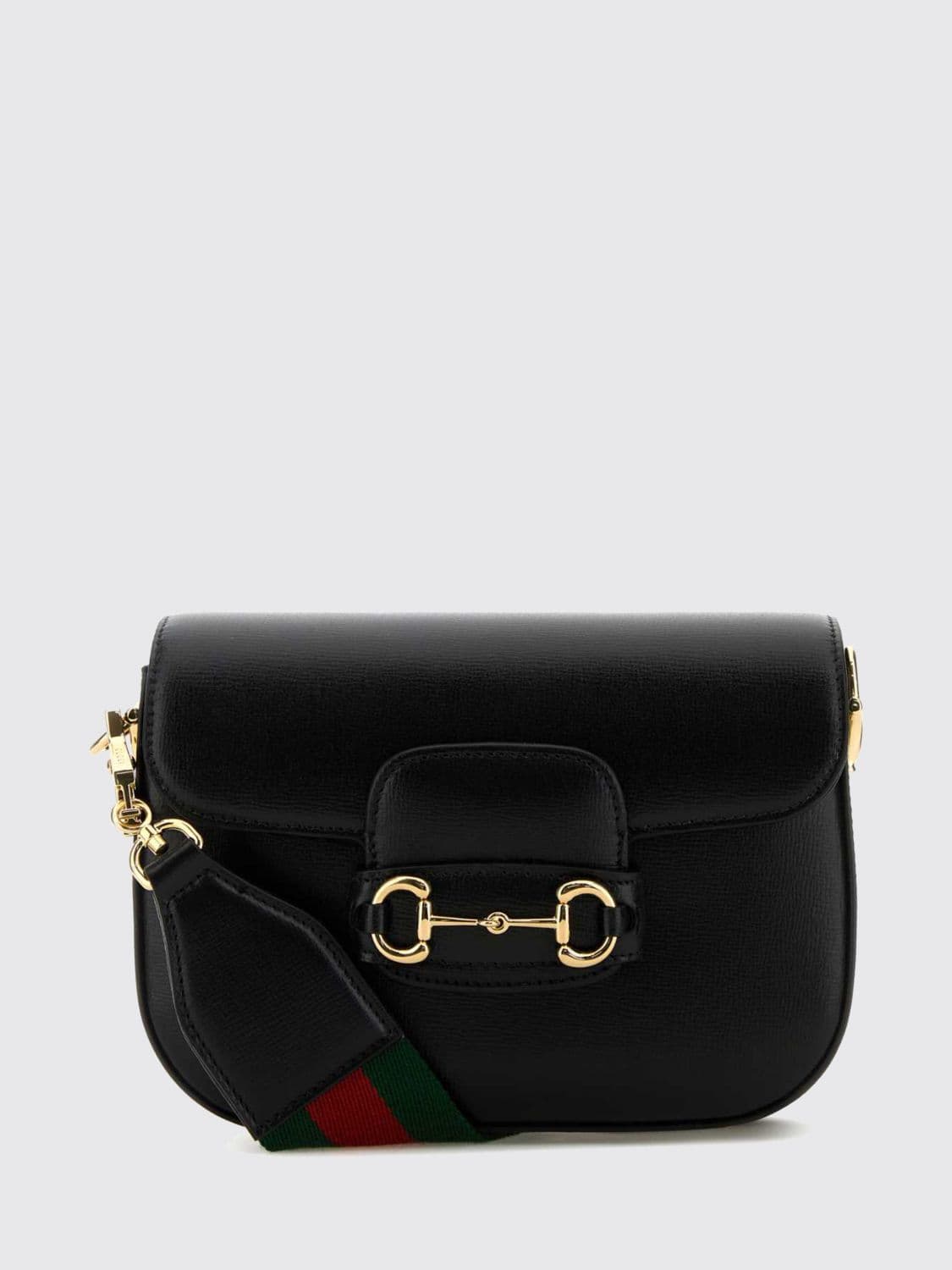 Gucci Horsebit 1955 Mini Leather Shoulder Bag with Removable Strap