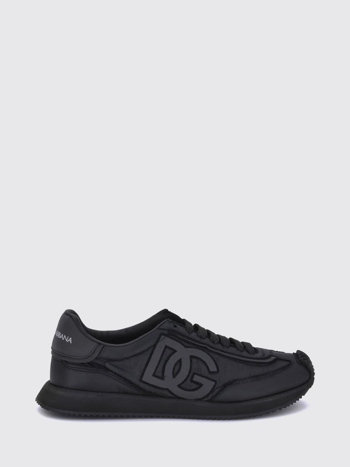 Dolce & Gabbana DG Cushion Nylon and Leather Monogram Sneakers
