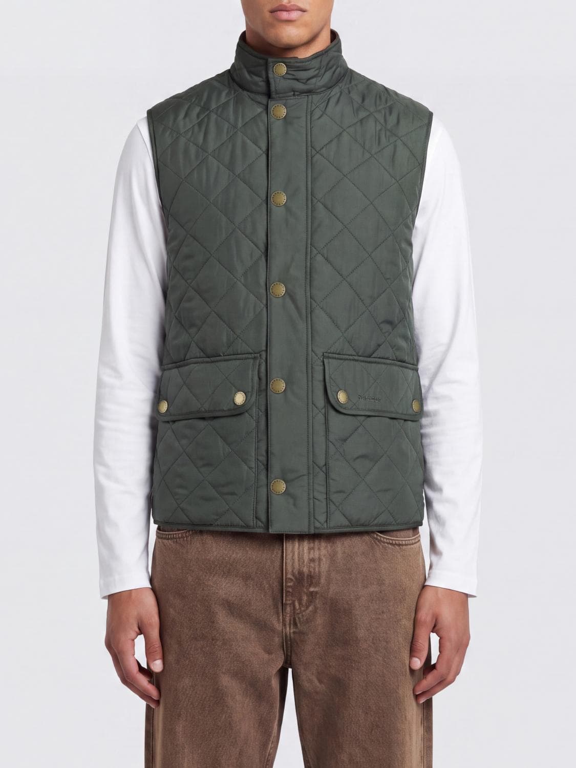 Barbour New Lowerdale Quilted Polyamide High-Neck Gilet