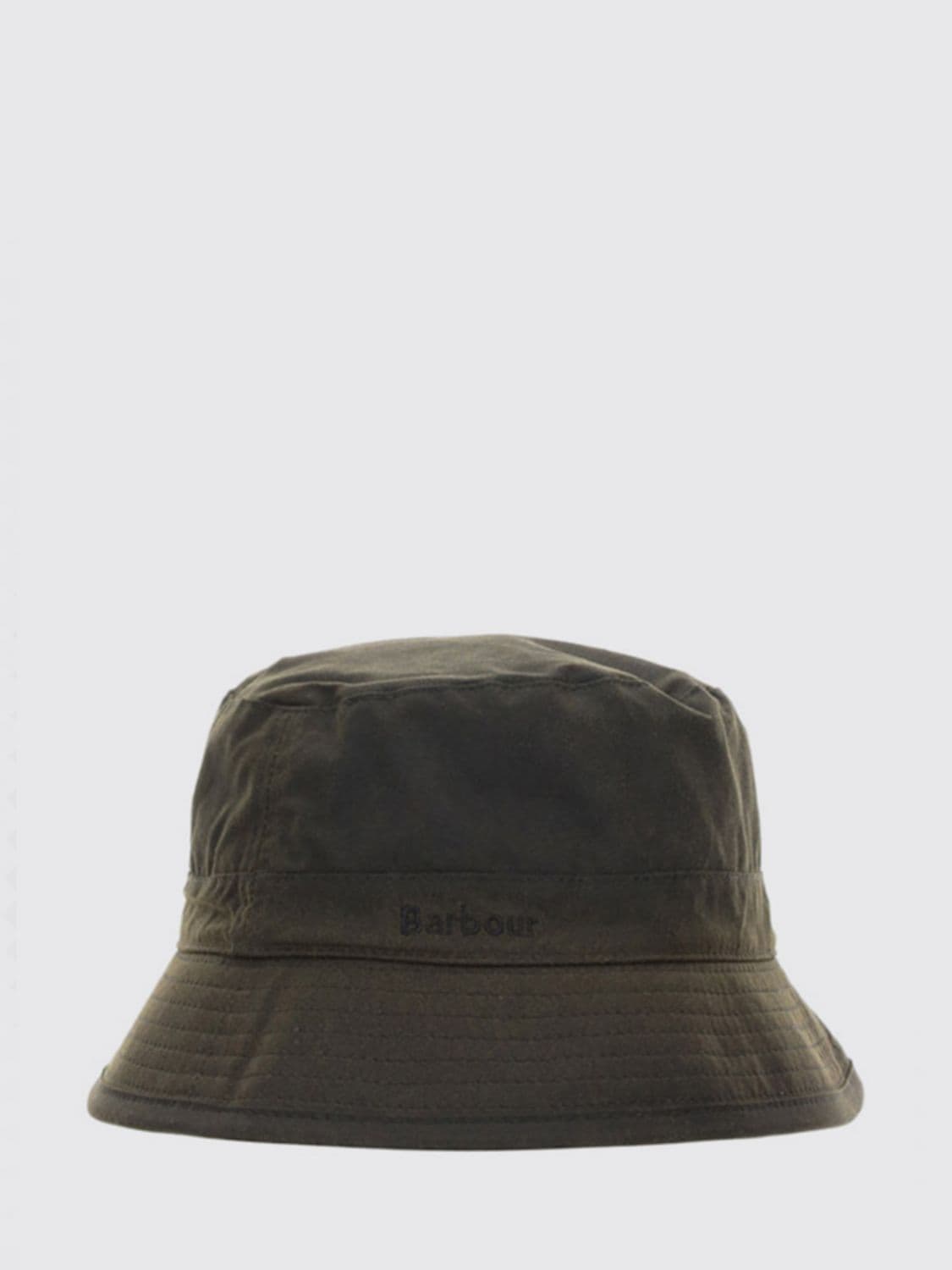 Barbour Cotton Bucket Hat with Embroidered Logo
