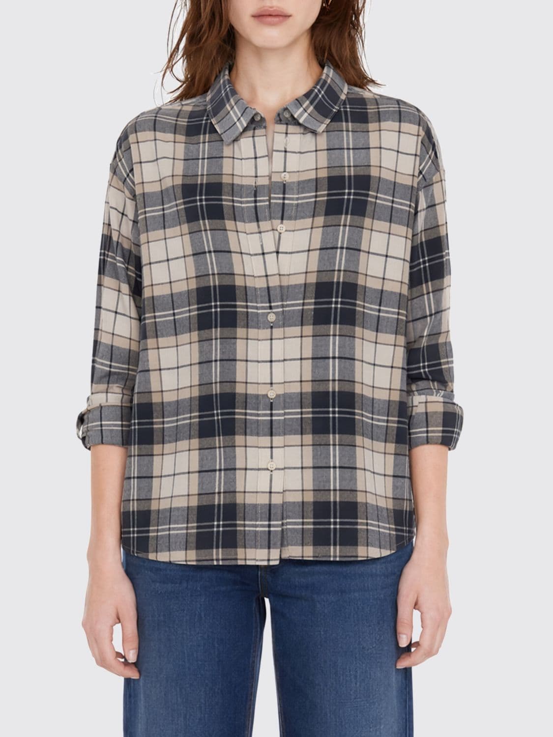 Barbour Relaxed Fit Long-Sleeved Check Cotton Shirt