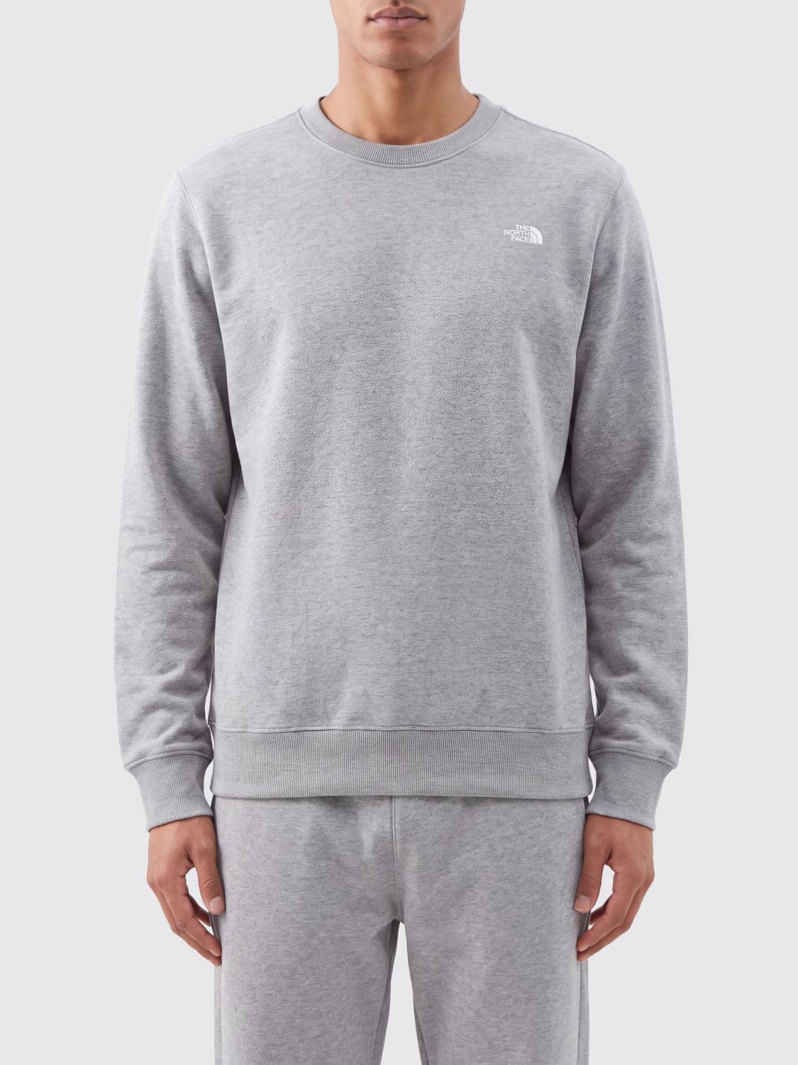 The North Face Logo-Print Cotton-Blend Crewneck Sweatshirt