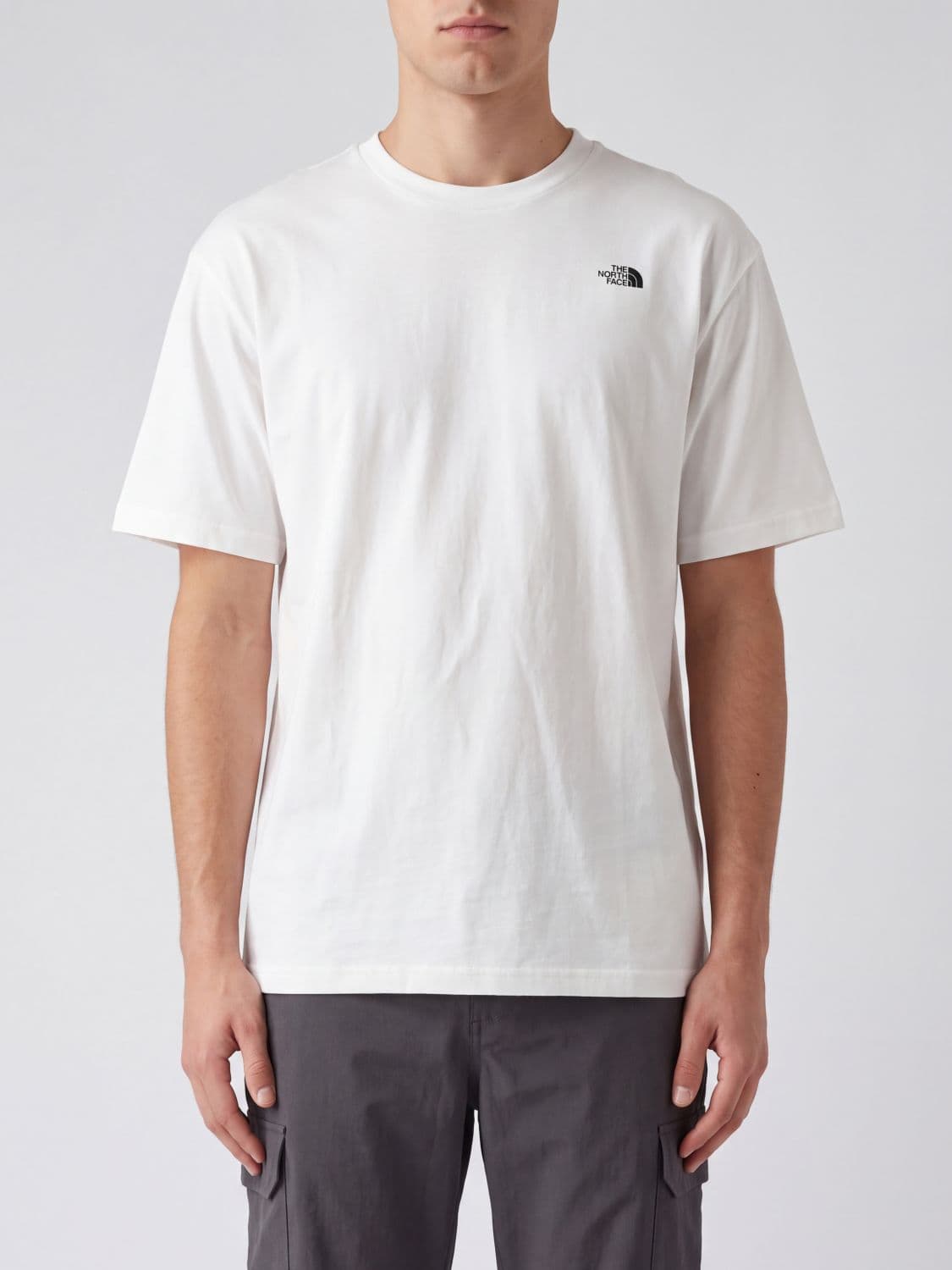 The North Face Contrast Logo Cotton Crewneck T-Shirt