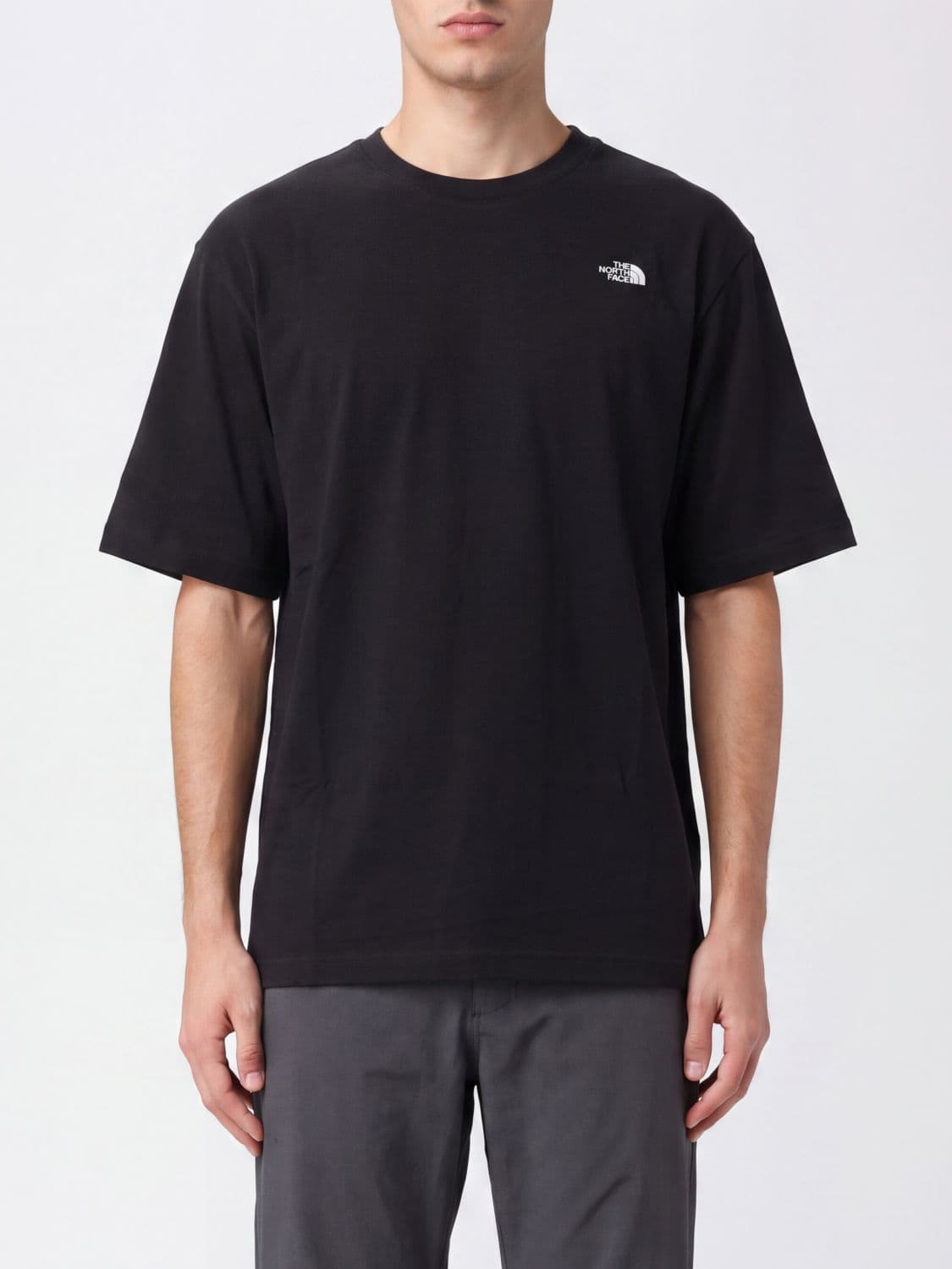 The North Face Contrast Logo Cotton Crewneck T-Shirt