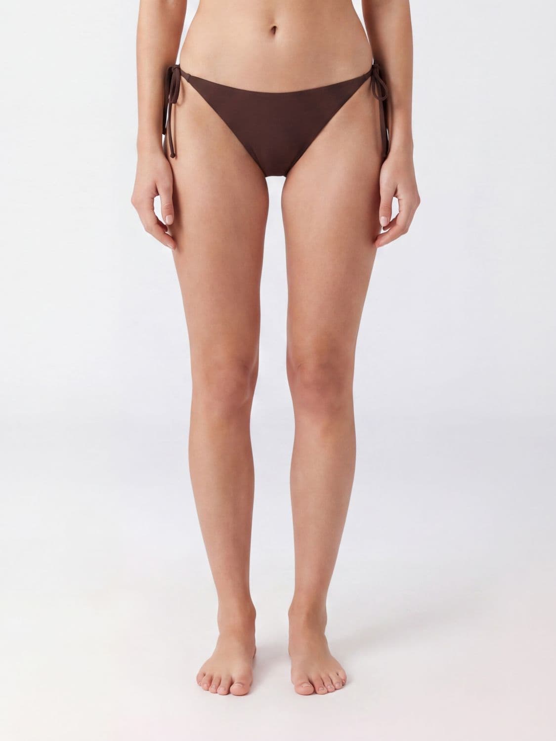 Mc2 Saint Barth Low-Rise Bikini Bottom with Adjustable Side Ties by · M