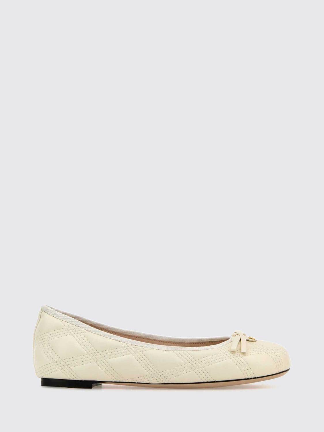 Valentino Garavani VLogo Signature Quilted Leather Ballet Flats with Bow