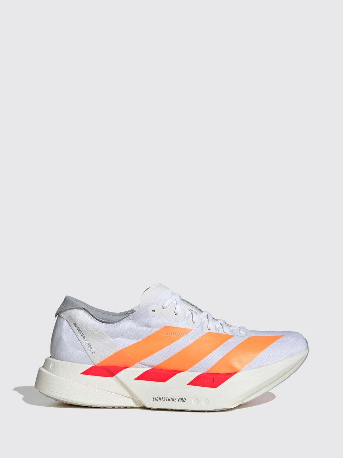 Adidas Originals Adizero Adios Pro 4 Mesh Sneakers with 3-Stripes Logo